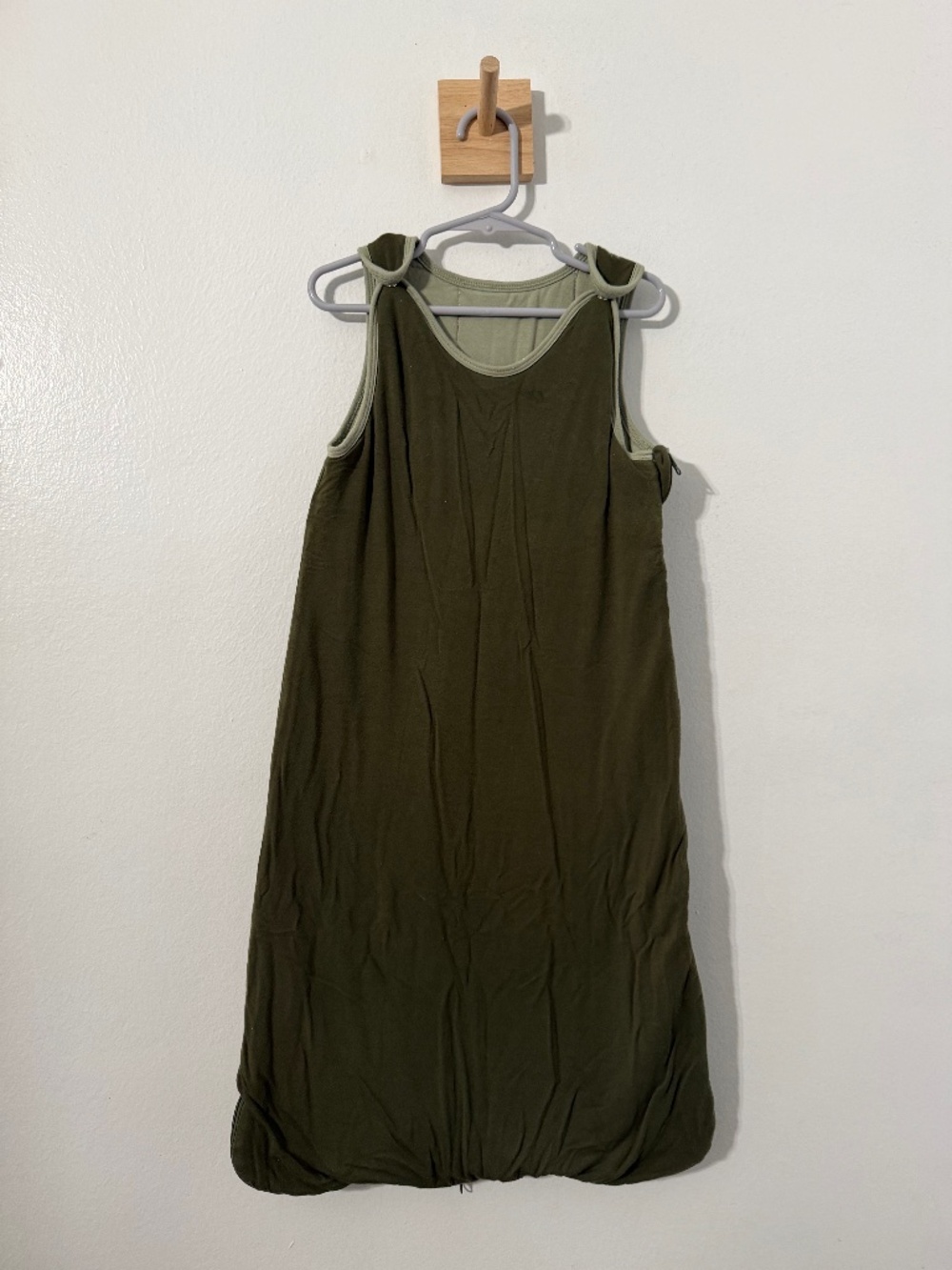 Caden Lane Green Sleep Sack Wearable Blanket Med 18-30 lbs Bamboo